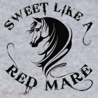 Sweet Like a Red Mare Funny Horse Lover Women's Sweatshirt thumb 2