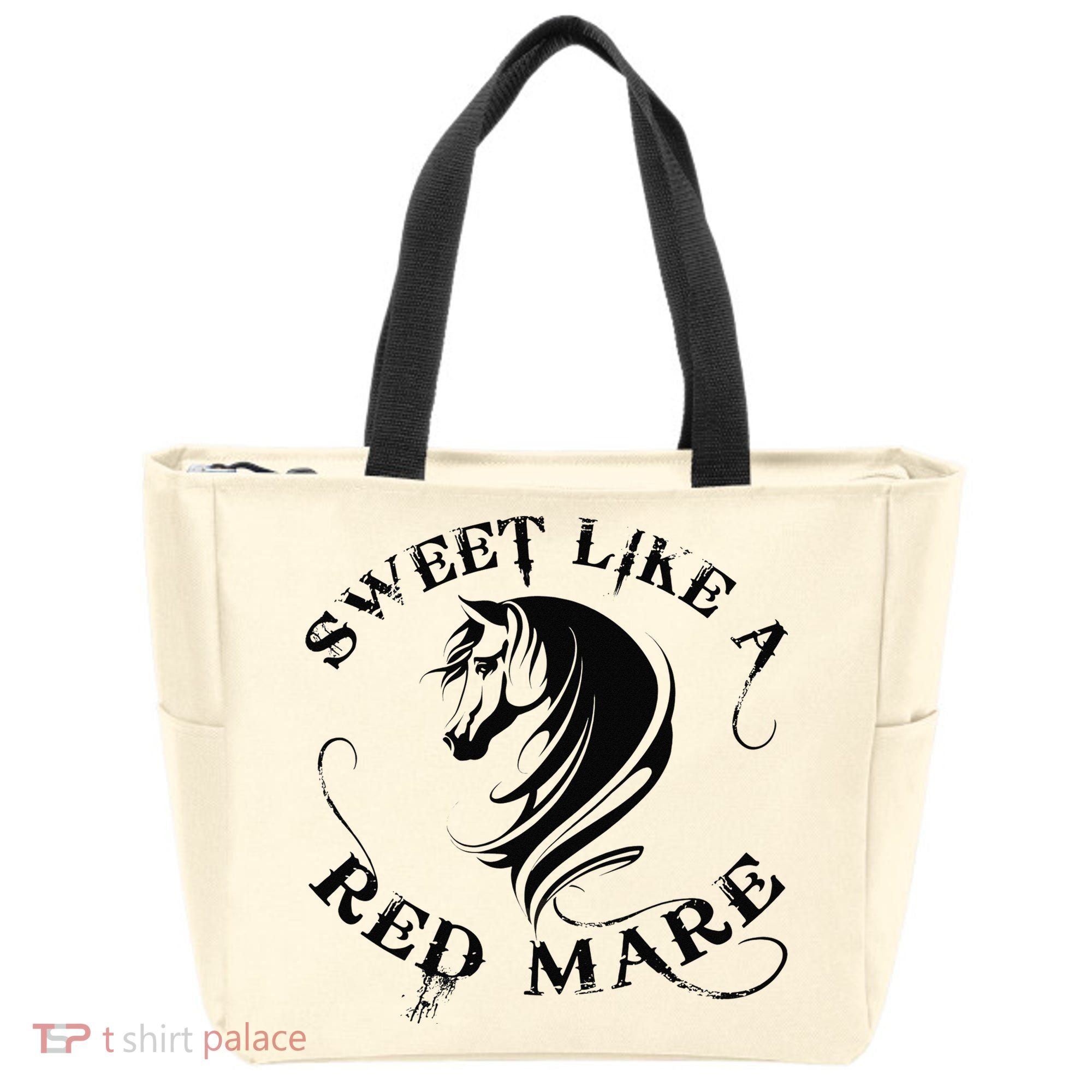 Sweet Like a Red Mare Funny Horse Lover Tote Bag