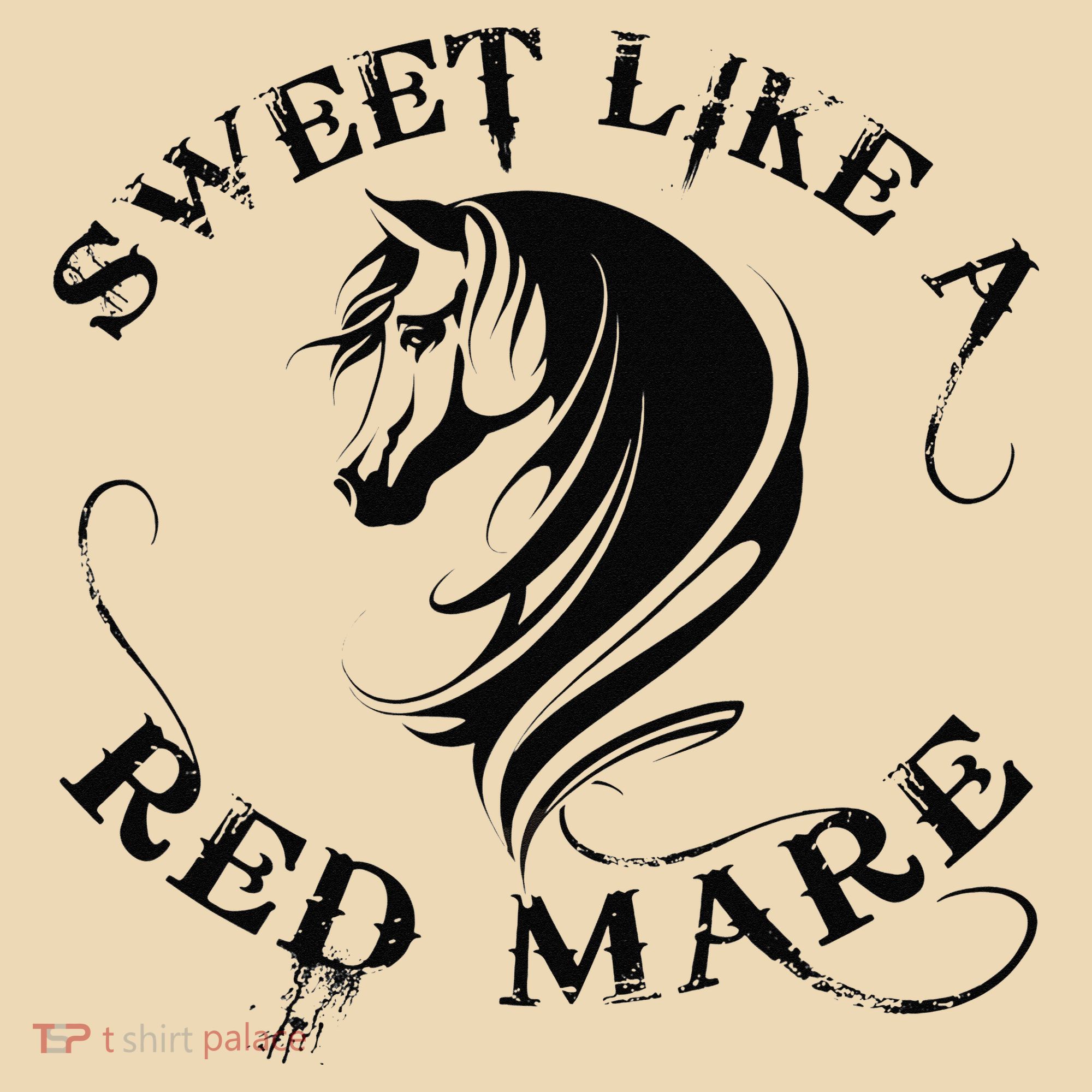 Sweet Like a Red Mare Funny Horse Lover Tote Bag