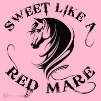 Sweet Like a Red Mare Funny Horse Lover Coaster thumb 2