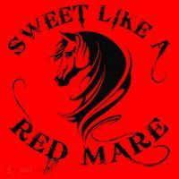 Sweet Like a Red Mare Funny Horse Lover Santa Hat thumb 1