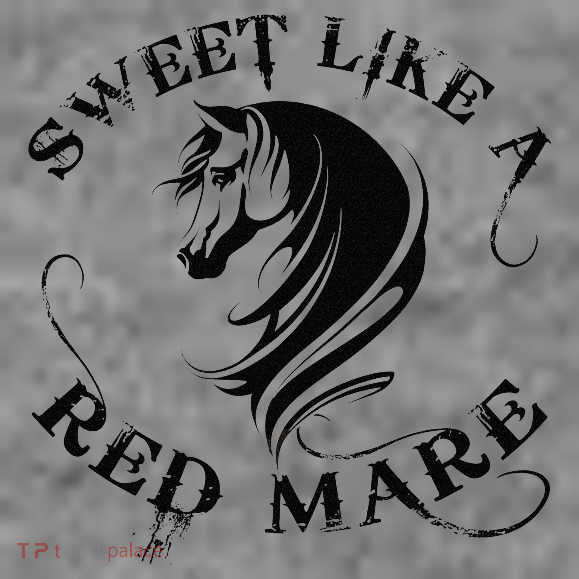 Sweet Like a Red Mare Funny Horse Lover Toddler Hoodie