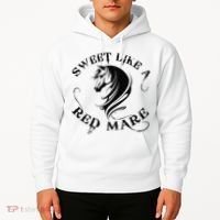 Sweet Like a Red Mare Funny Horse Lover Hoodie thumb 2