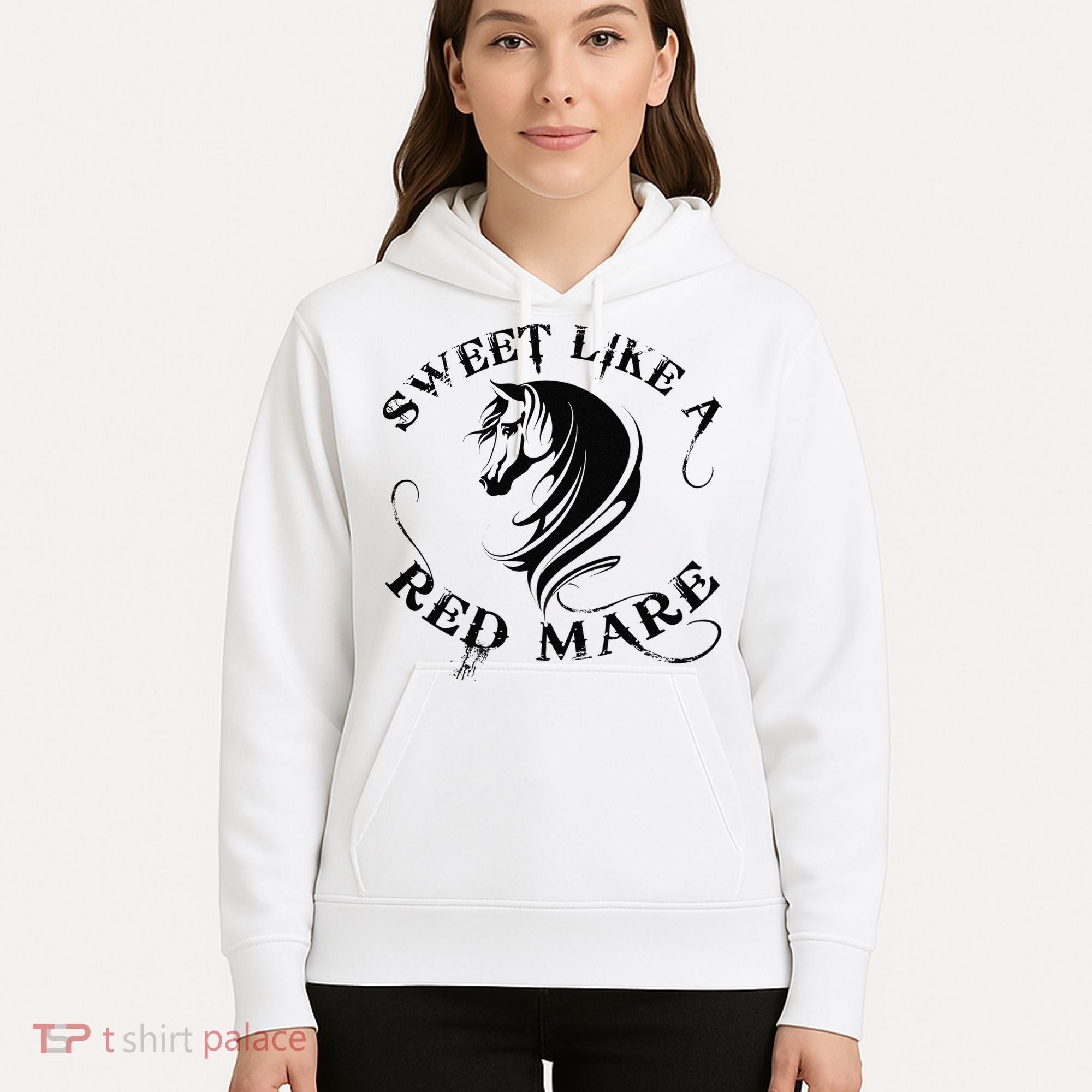 Sweet Like a Red Mare Funny Horse Lover Hoodie