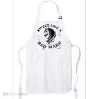 Sweet Like a Red Mare Funny Horse Lover Apron thumb 0