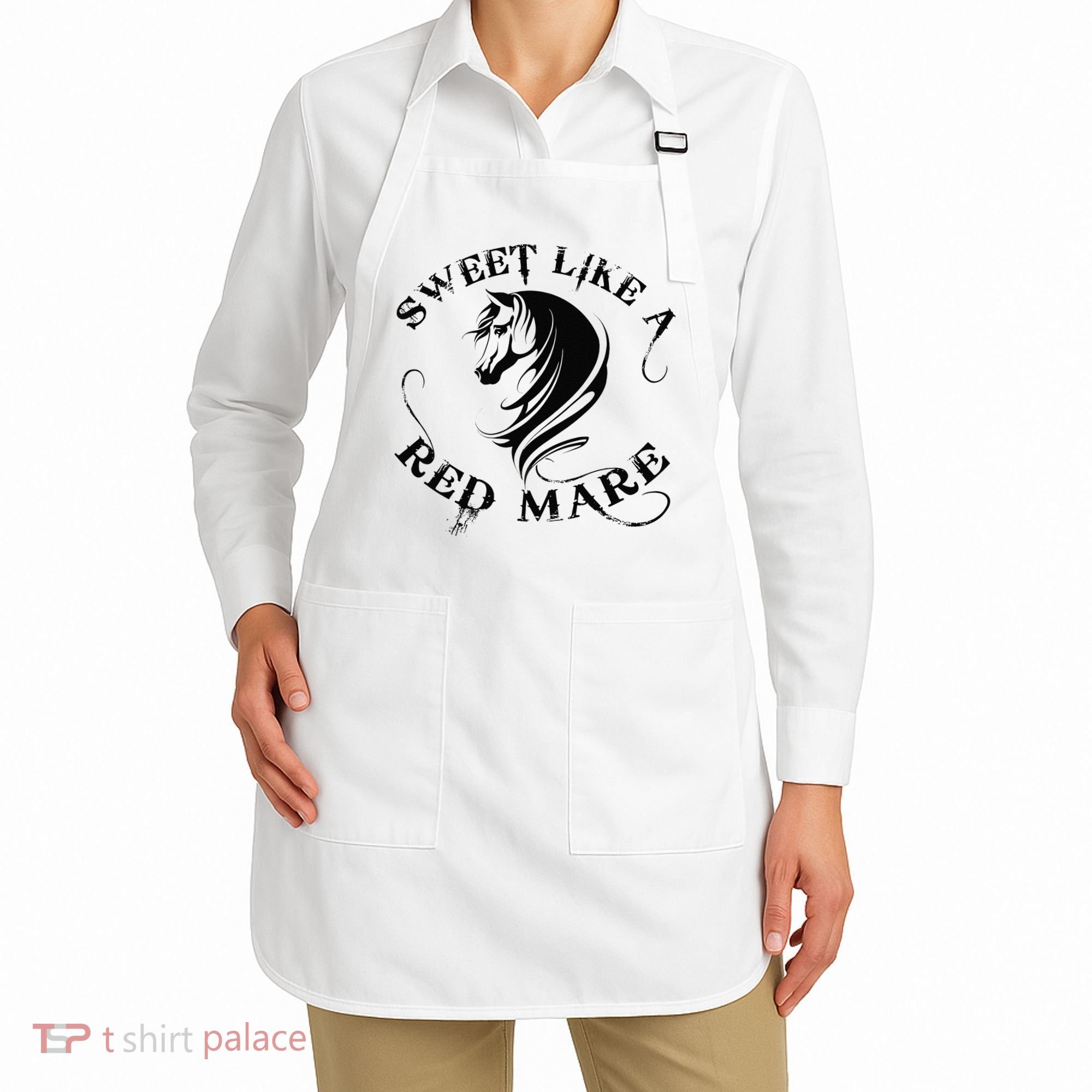 Sweet Like a Red Mare Funny Horse Lover Apron