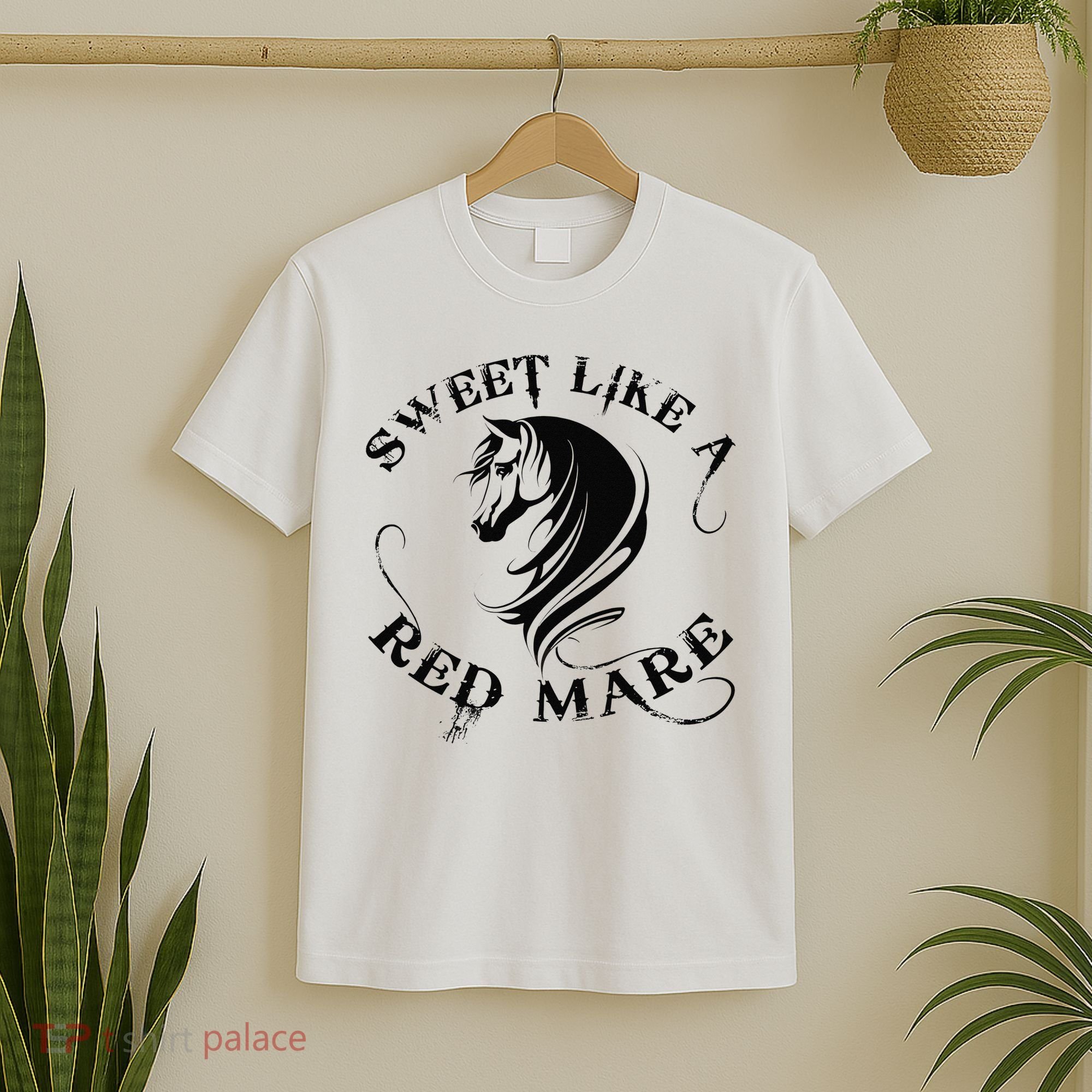 Sweet Like a Red Mare Funny Horse Lover T-Shirt