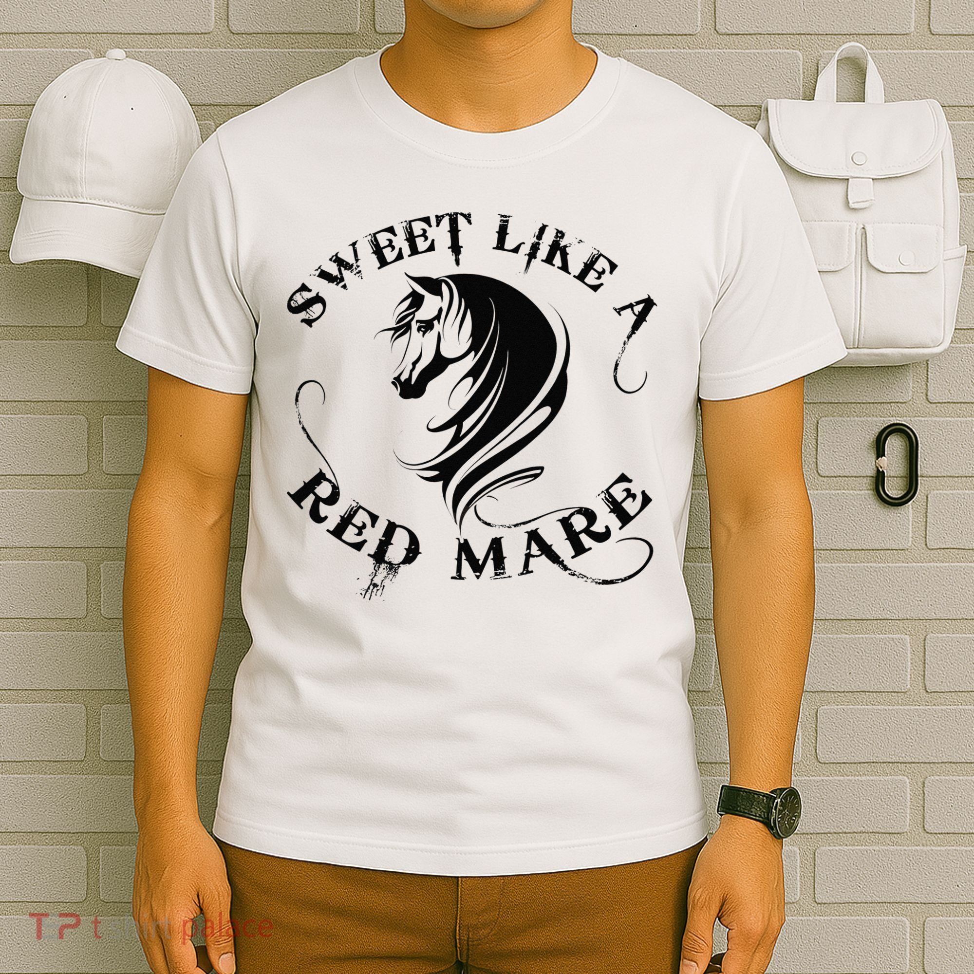 Sweet Like a Red Mare Funny Horse Lover T-Shirt