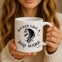 Sweet Like a Red Mare Funny Horse Lover Coffee Mug thumb 3