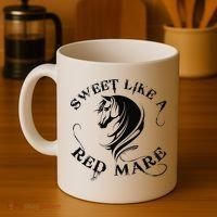 Sweet Like a Red Mare Funny Horse Lover Coffee Mug thumb 4
