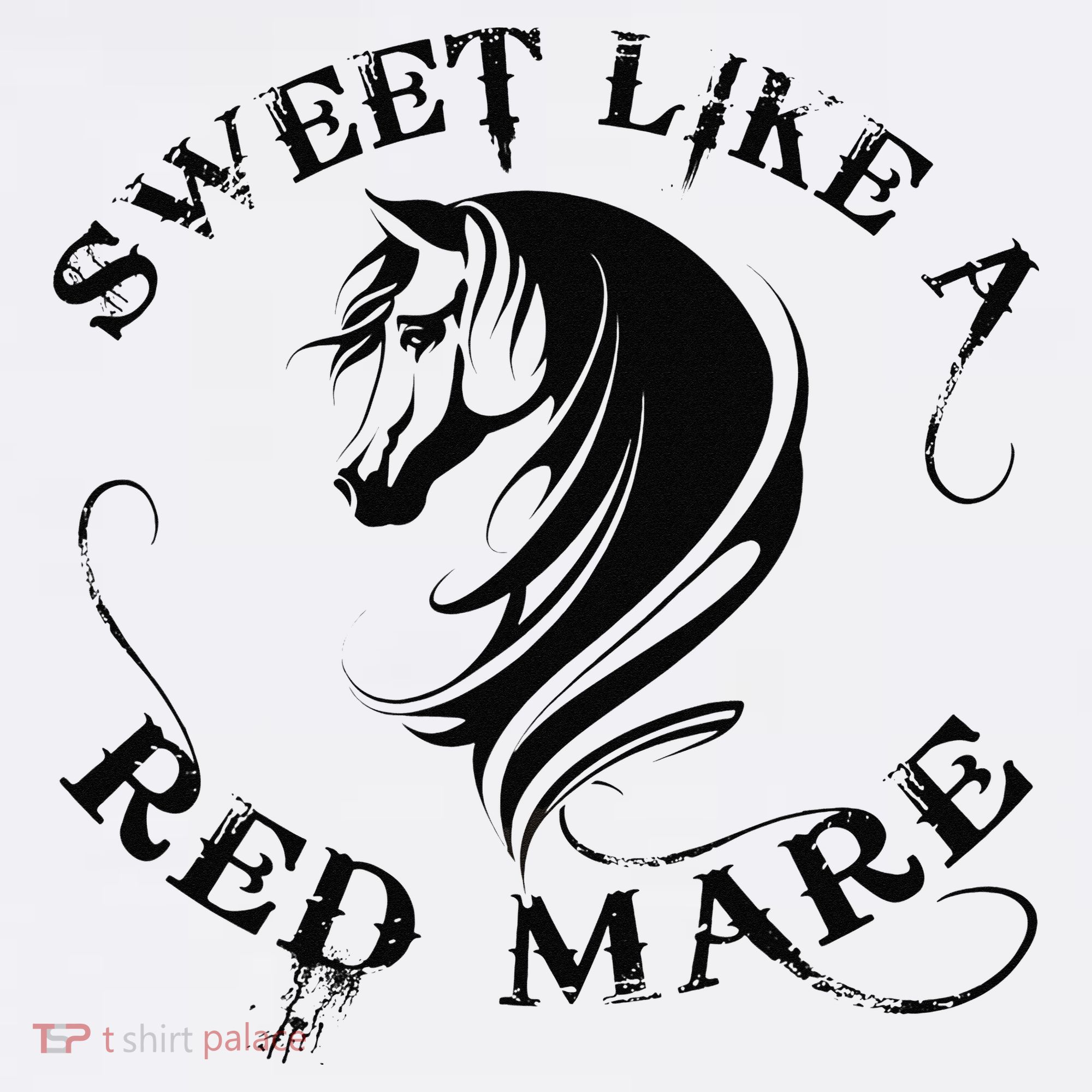 Sweet Like a Red Mare Funny Horse Lover Women's Hoodie
