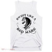 Sweet Like a Red Mare Funny Horse Lover Tank Top thumb 0