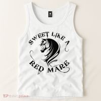 Sweet Like a Red Mare Funny Horse Lover Tank Top thumb 2