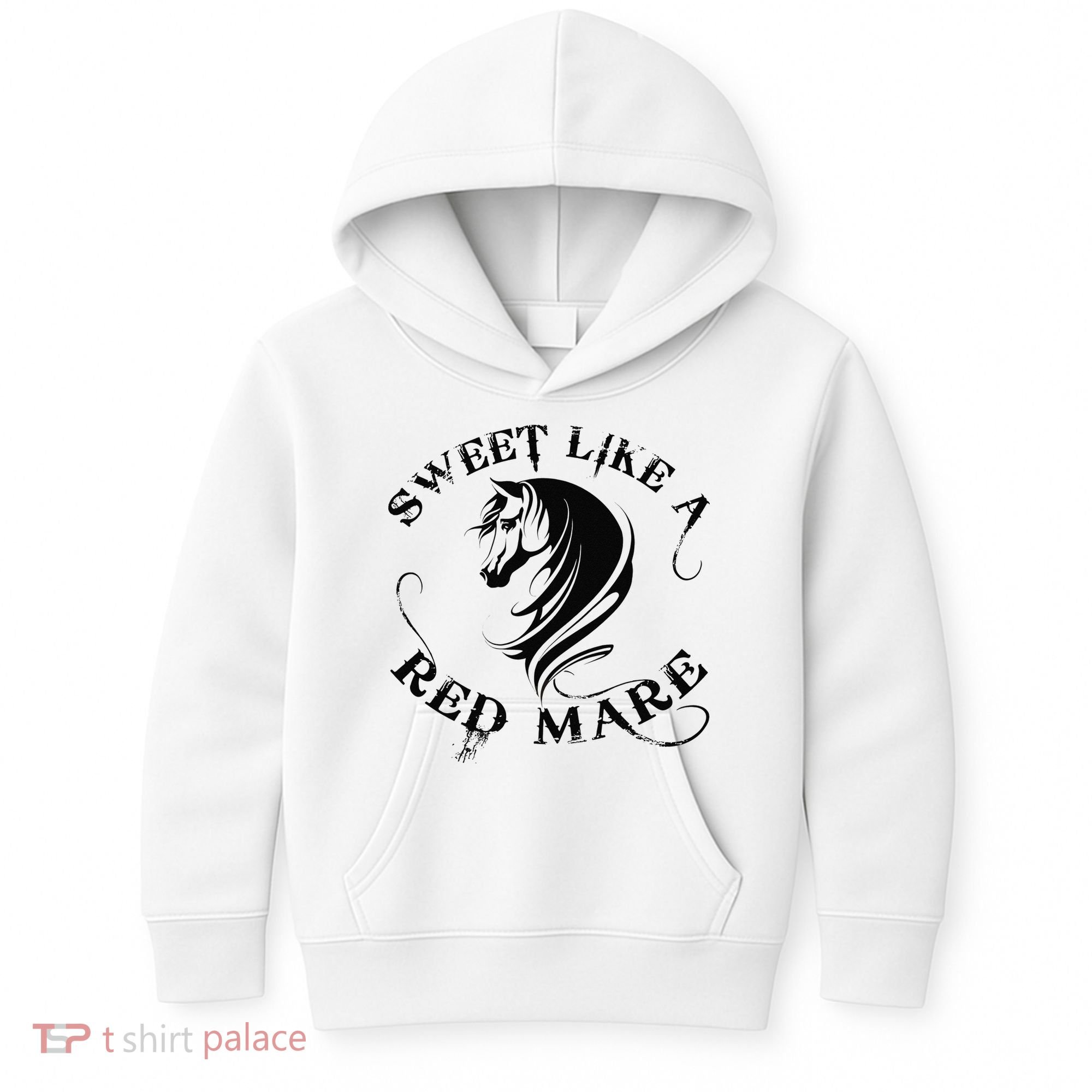 Sweet Like a Red Mare Funny Horse Lover Kids Hoodie