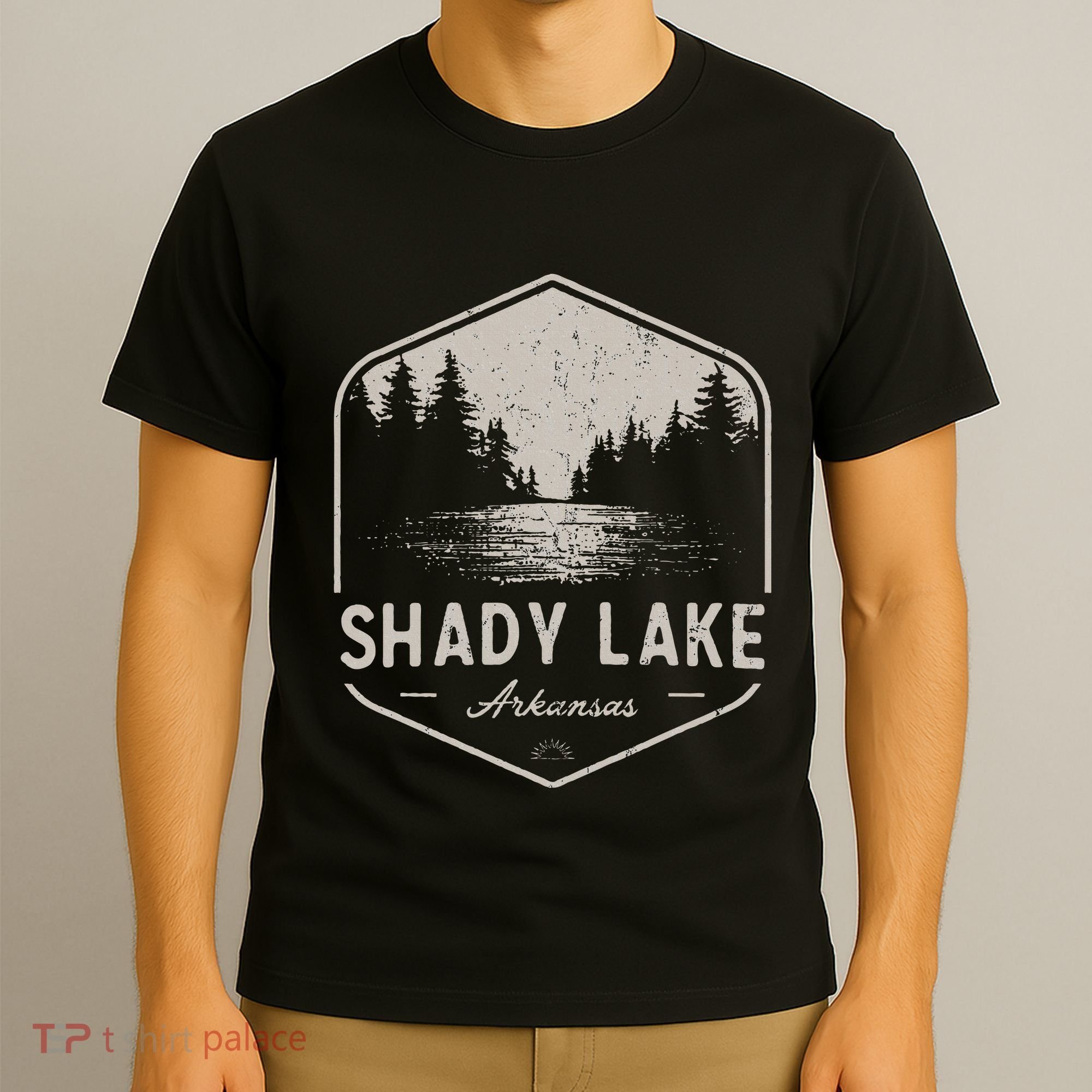 Shady Lake Arkansas Outdoors T-Shirt