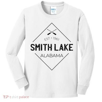 Smith Lake Alabama Kids Long Sleeve Shirt