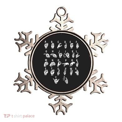 Sign Language Alphabet For ASL Interpreter Deaf Teacher Stud Ornament