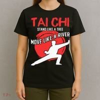 Stand Like a Tree Move Like a River Tai Chi T-Shirt thumb 4