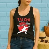 Stand Like a Tree Move Like a River Tai Chi Women's Tank Top thumb 2