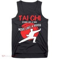 Stand Like a Tree Move Like a River Tai Chi Tank Top thumb 0