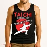 Stand Like a Tree Move Like a River Tai Chi Tank Top thumb 3