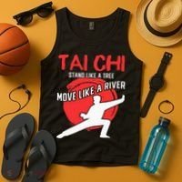 Stand Like a Tree Move Like a River Tai Chi Tank Top thumb 4