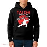 Stand Like a Tree Move Like a River Tai Chi Kids Hoodie thumb 4