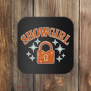 Showgirl Lock Aesthetic Coaster