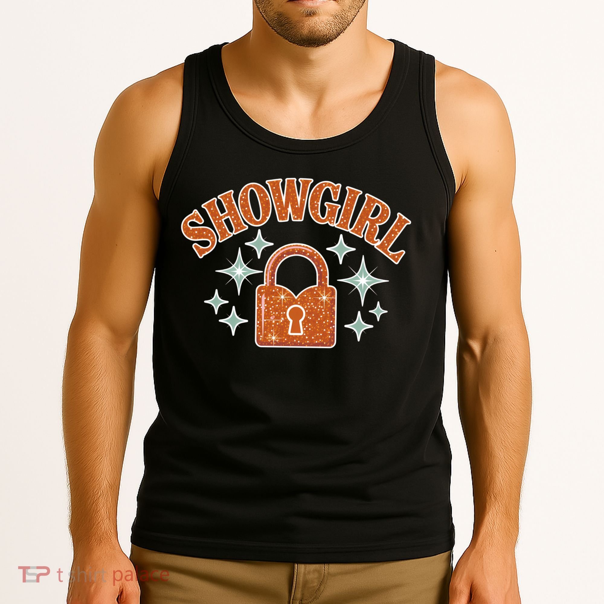 Showgirl Lock Aesthetic Tank Top