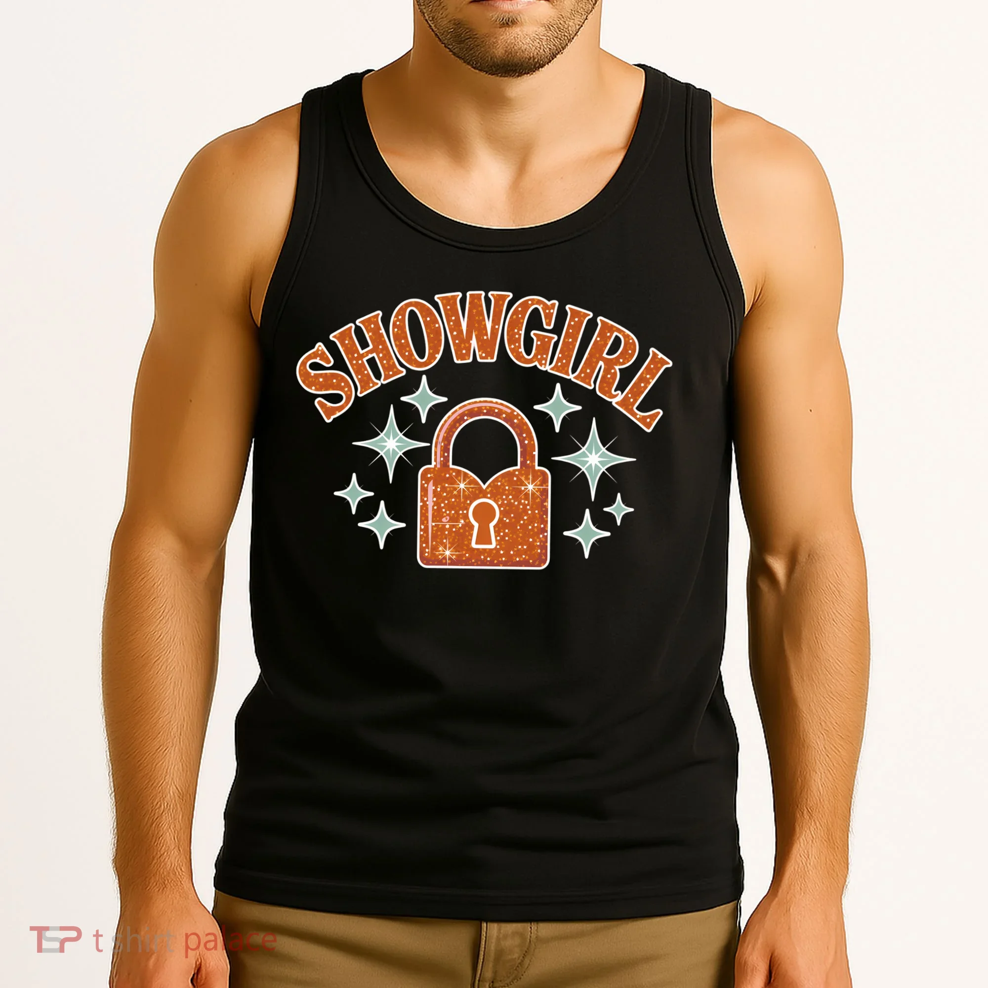 Showgirl Lock Aesthetic Tank Top