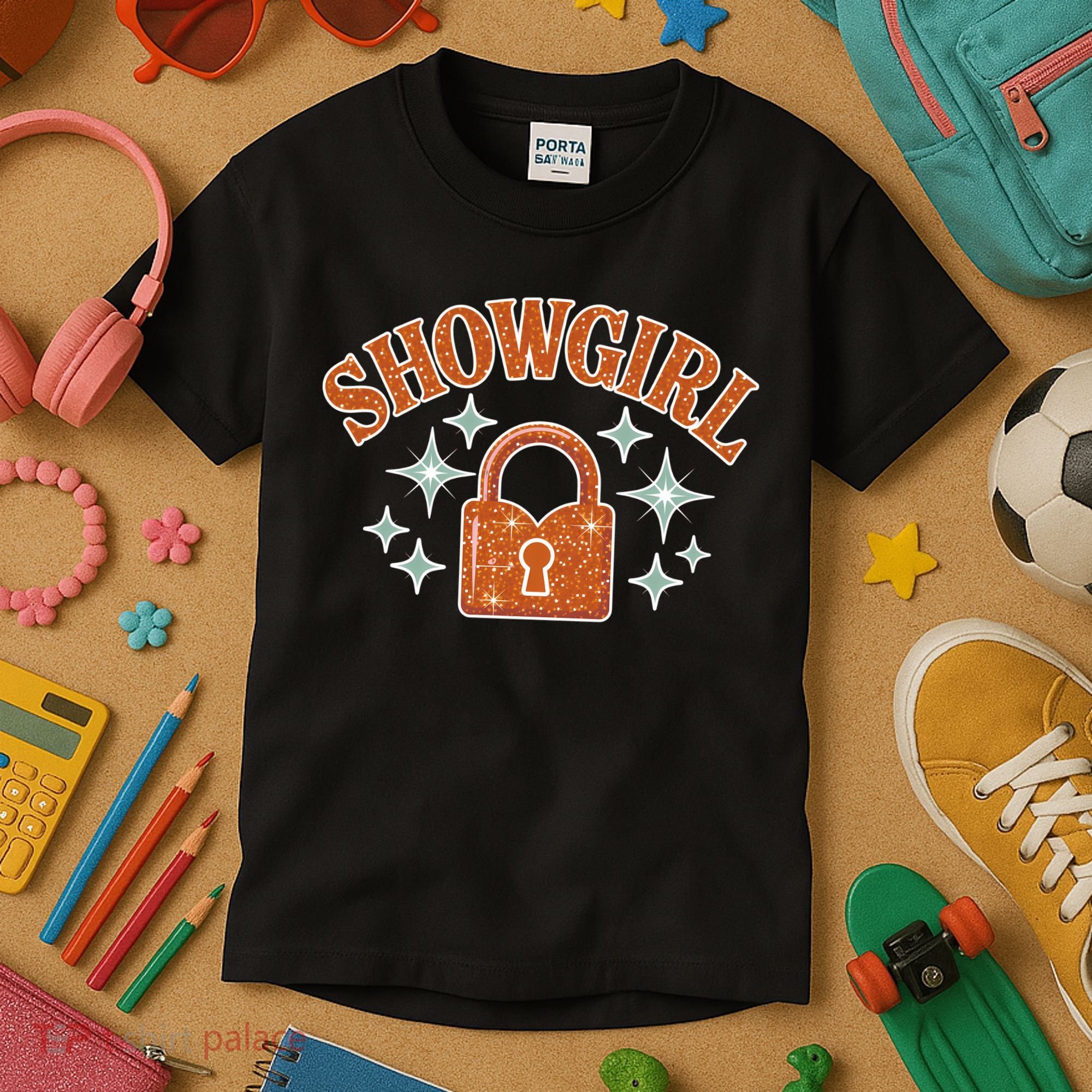 Showgirl Lock Aesthetic Kids T-Shirt