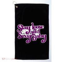 Stay Loose And Sexy Baby Golf Towel thumb 0