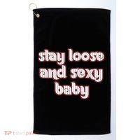 Stay Loose And Sexy Baby Philadelphia Baseball Golf Towel thumb 0