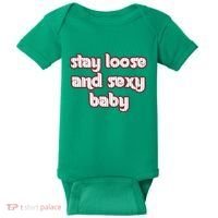 Stay Loose And Sexy Baby Philadelphia Baseball Baby Bodysuit thumb 0
