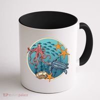 Sea Life Aquarium Cool Marine Coffee Mug thumb 1