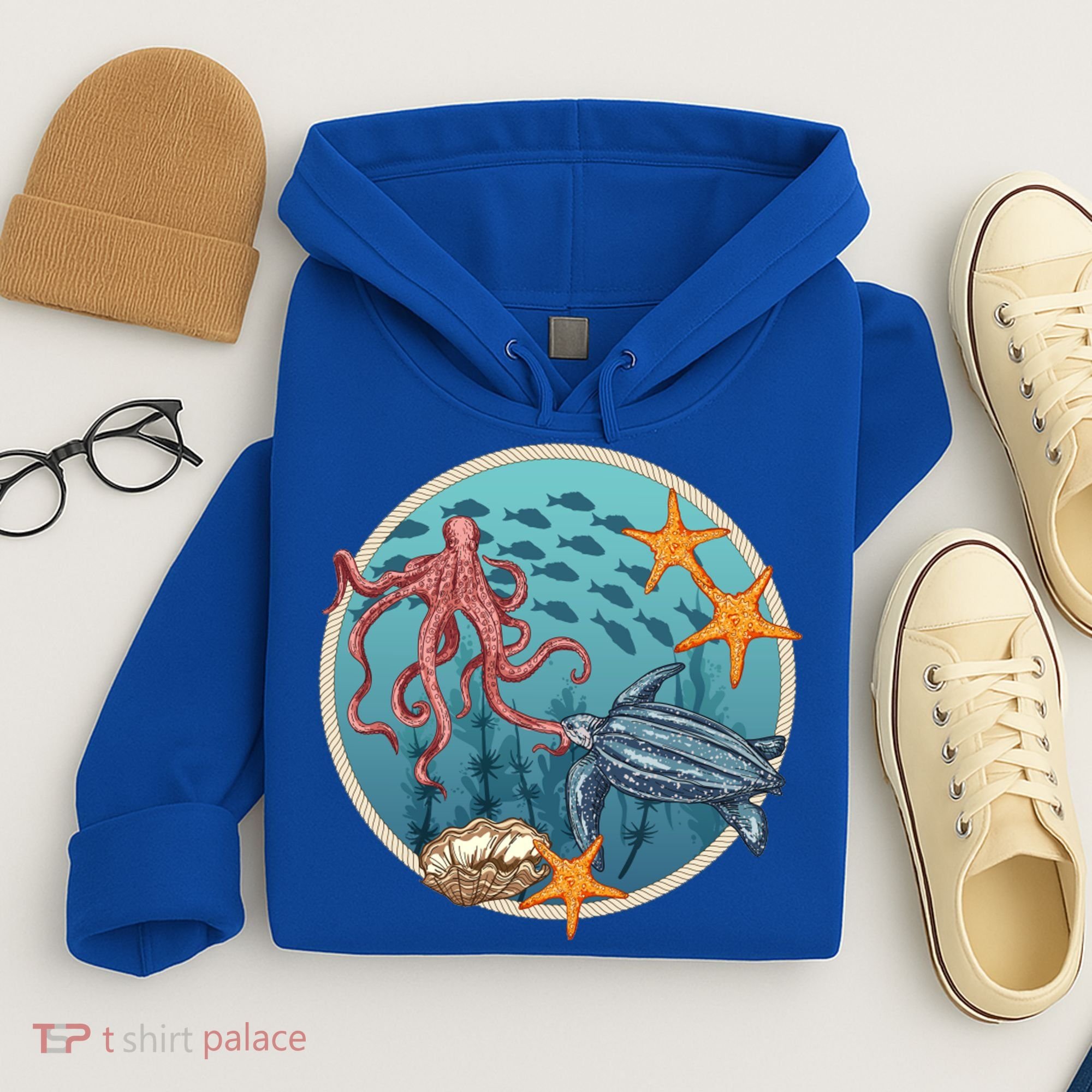 Sea Life Aquarium Cool Marine Hoodie