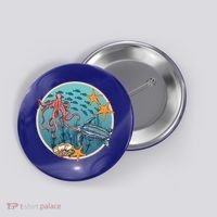 Sea Life Aquarium Cool Marine Button thumb 0
