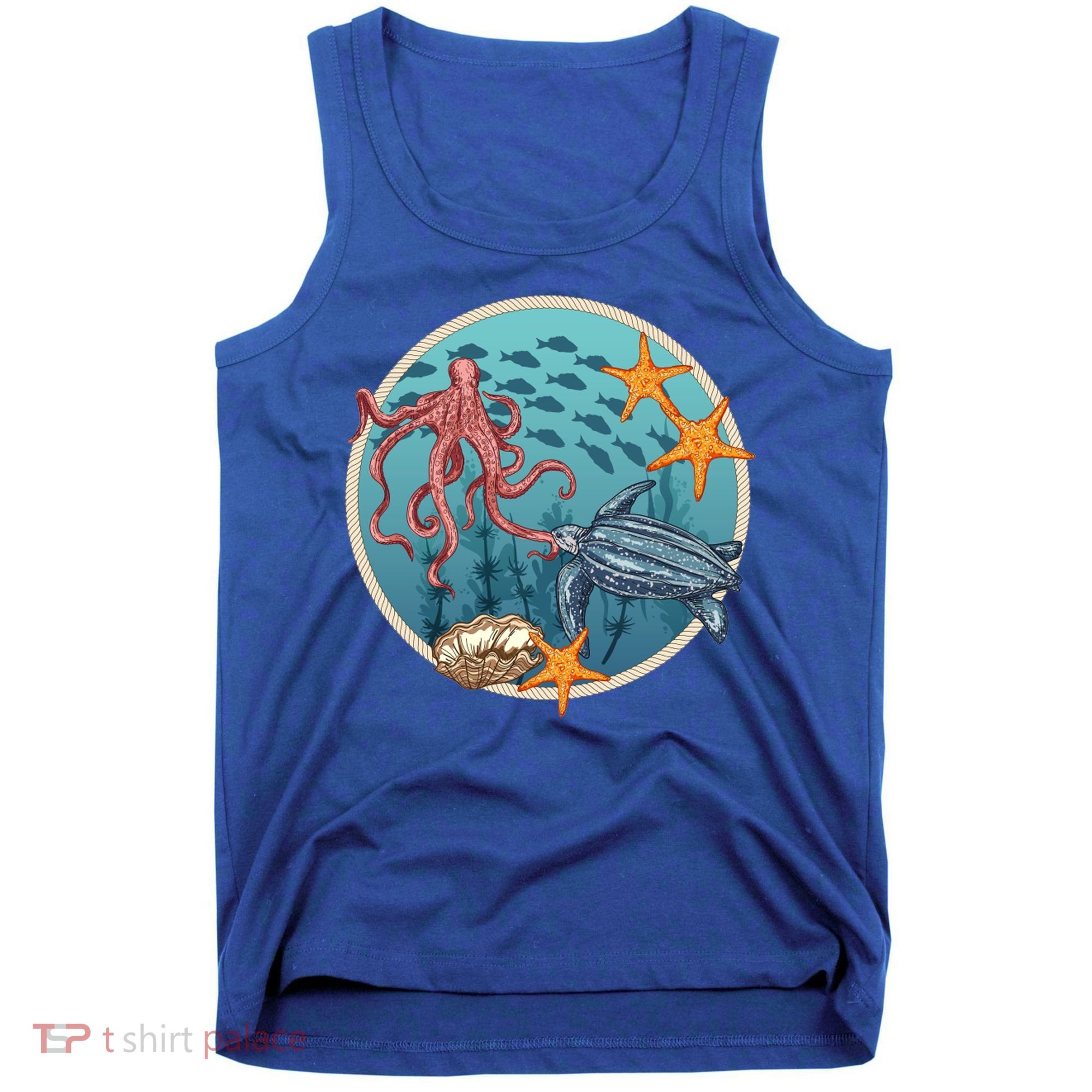 Sea Life Aquarium Cool Marine Tank Top