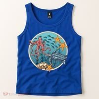 Sea Life Aquarium Cool Marine Tank Top thumb 2