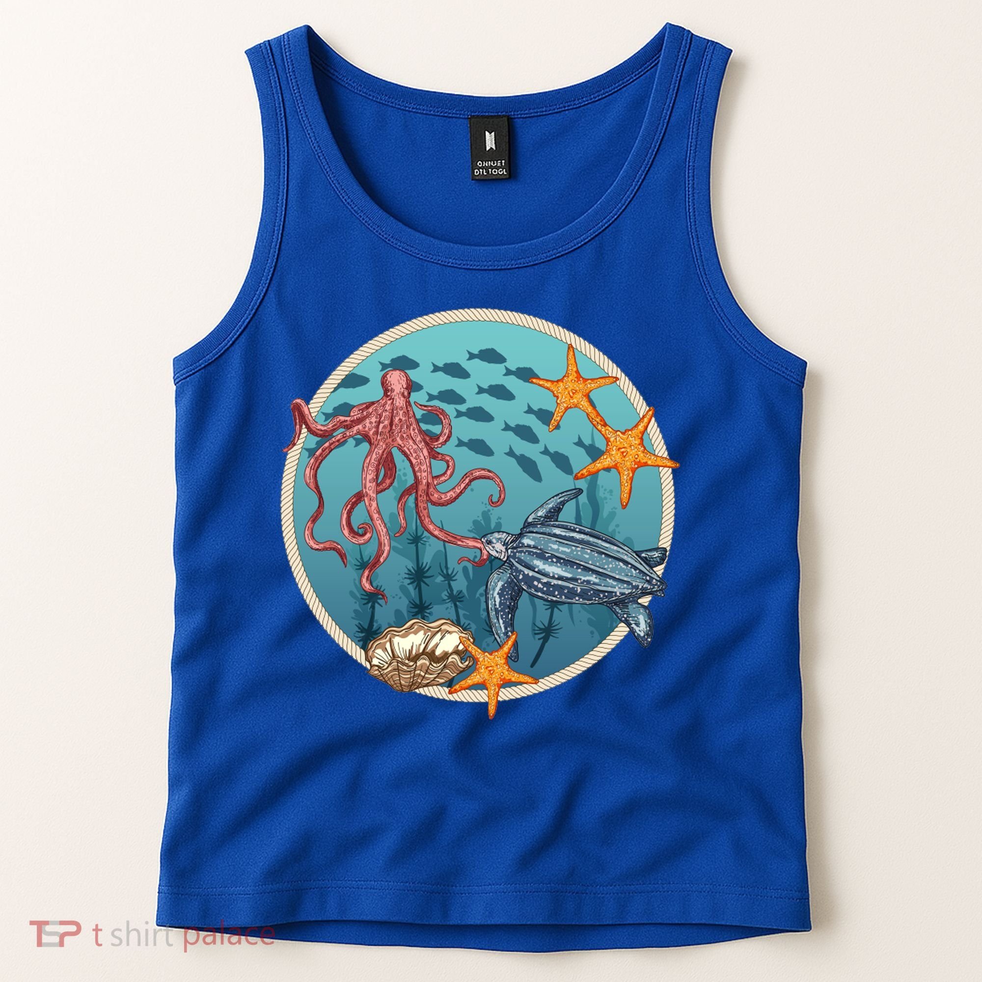 Sea Life Aquarium Cool Marine Tank Top