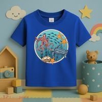 Sea Life Aquarium Cool Marine Toddler T-Shirt thumb 3