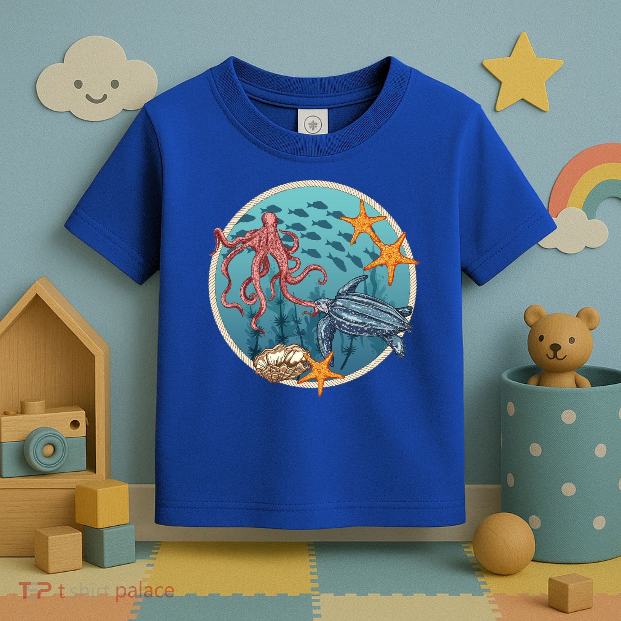 Sea Life Aquarium Cool Marine Toddler T-Shirt
