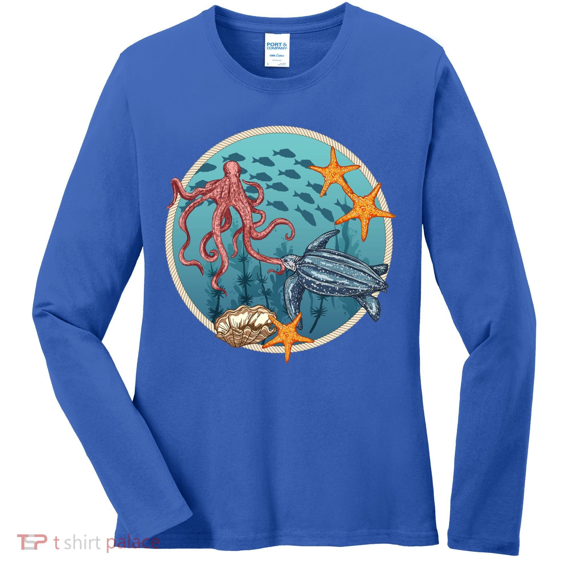 Sea Life Aquarium Cool Marine Women's Long Sleeve Shirt