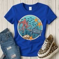 Sea Life Aquarium Cool Marine Women's T-Shirt thumb 3
