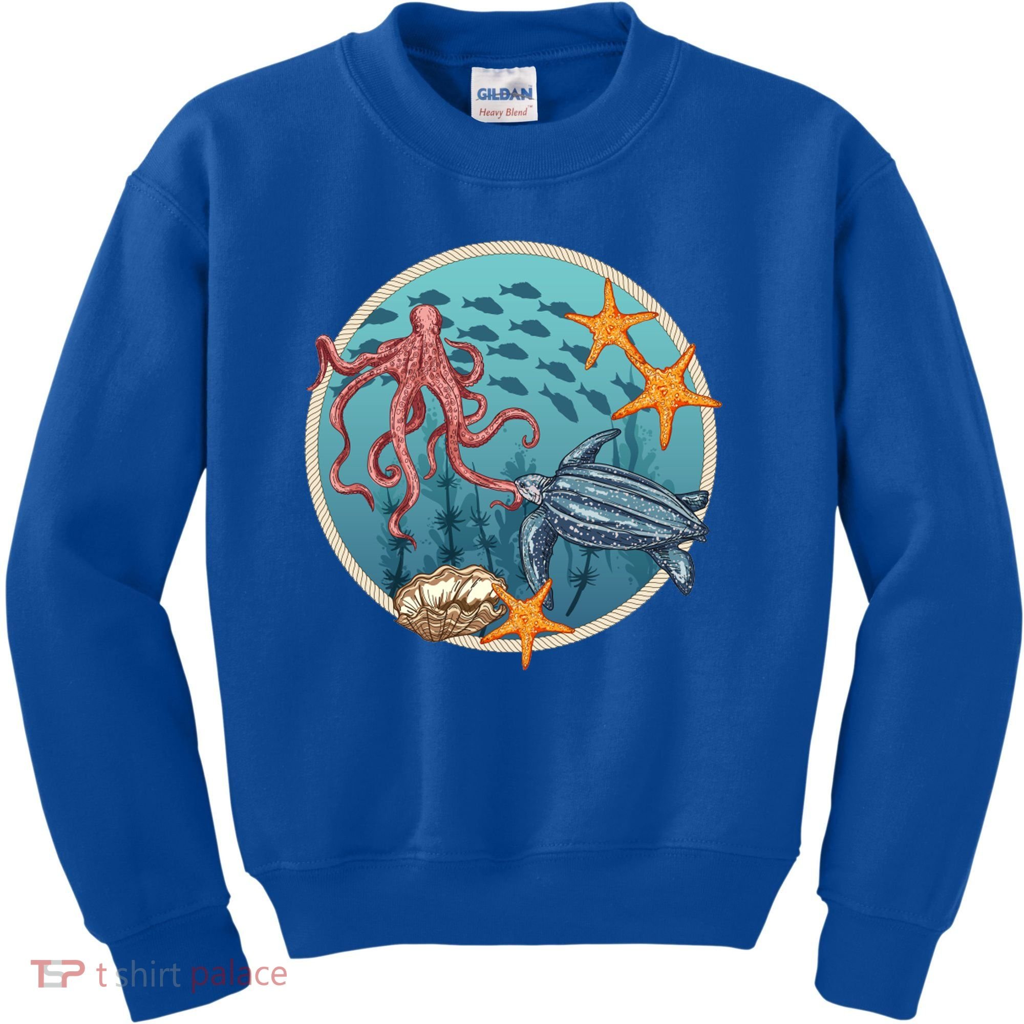 Sea Life Aquarium Cool Marine Kids Sweatshirt