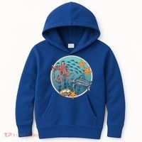 Sea Life Aquarium Cool Marine Kids Hoodie thumb 0