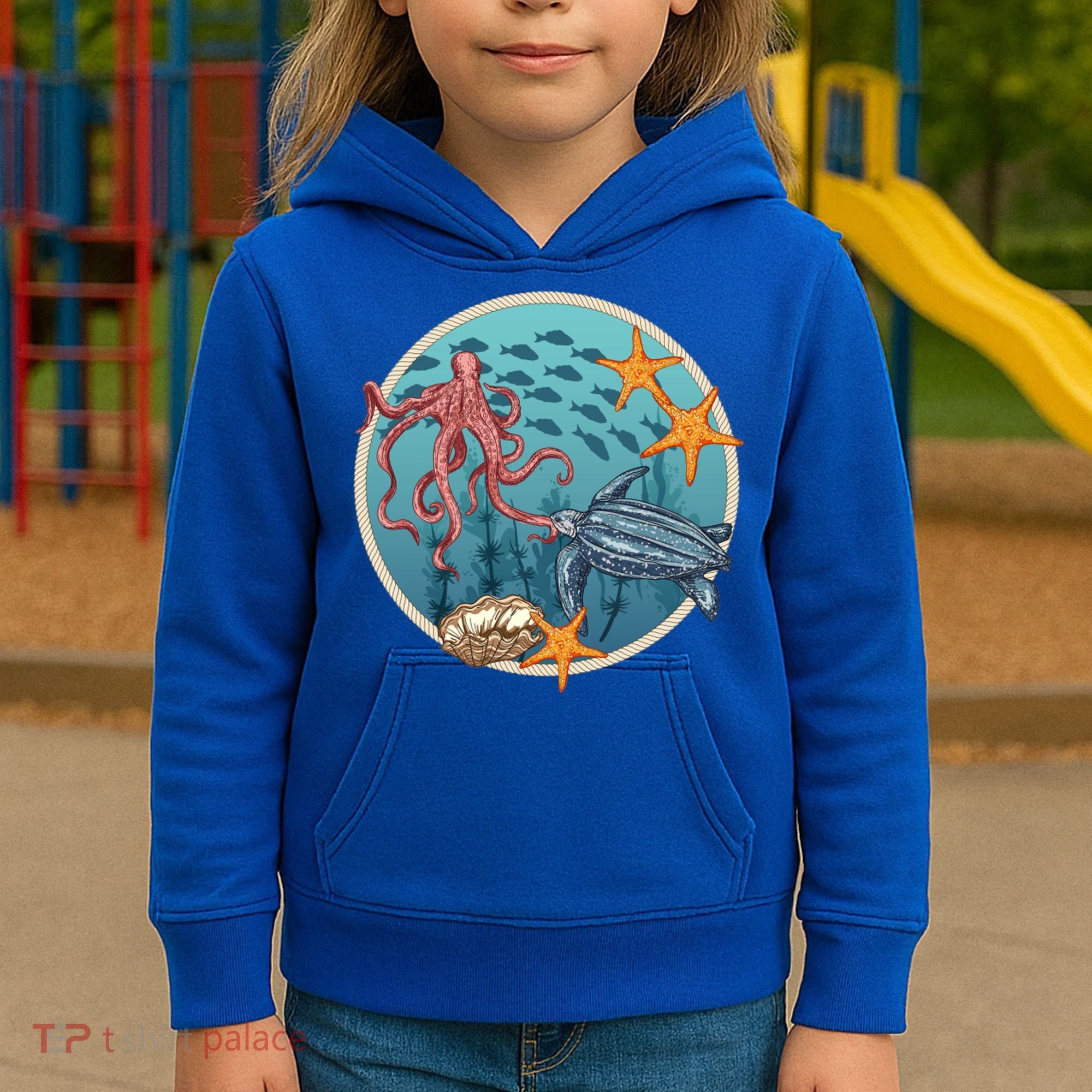 Sea Life Aquarium Cool Marine Kids Hoodie