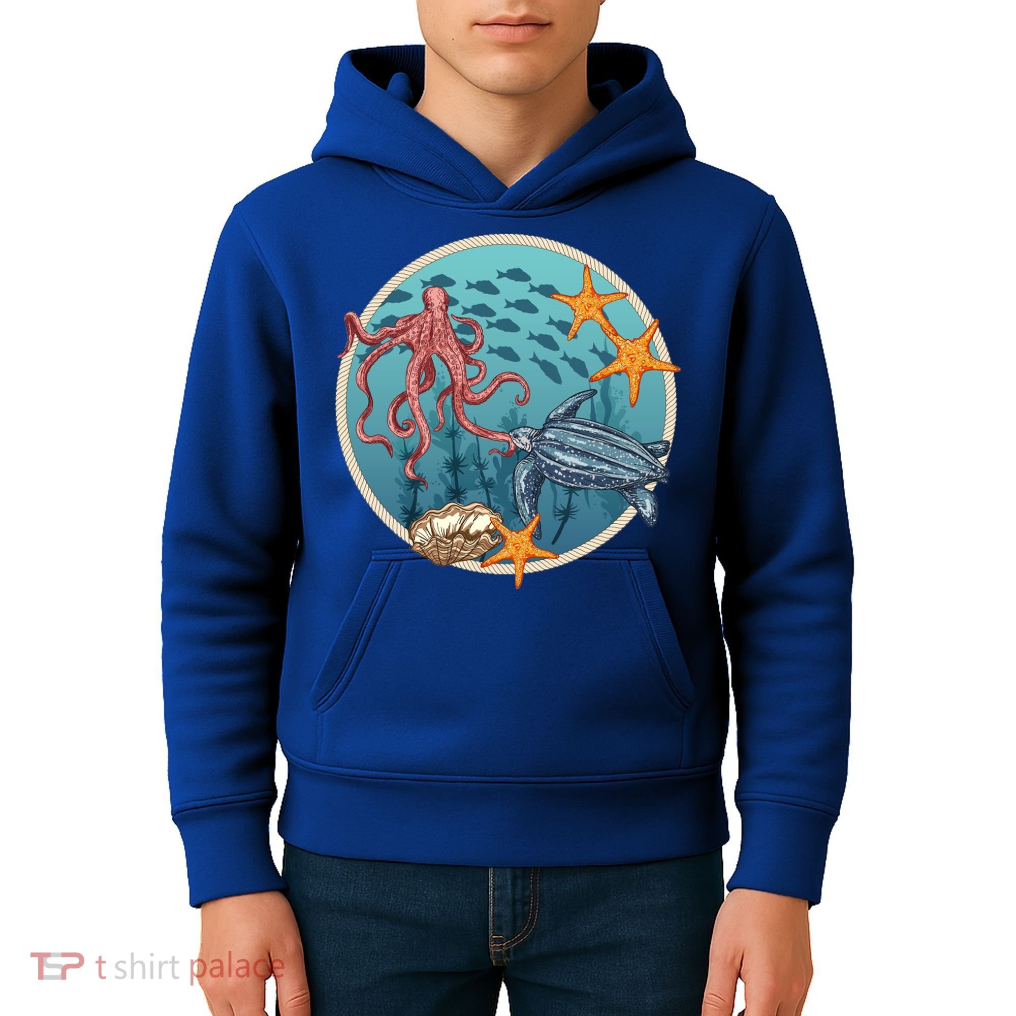Sea Life Aquarium Cool Marine Kids Hoodie