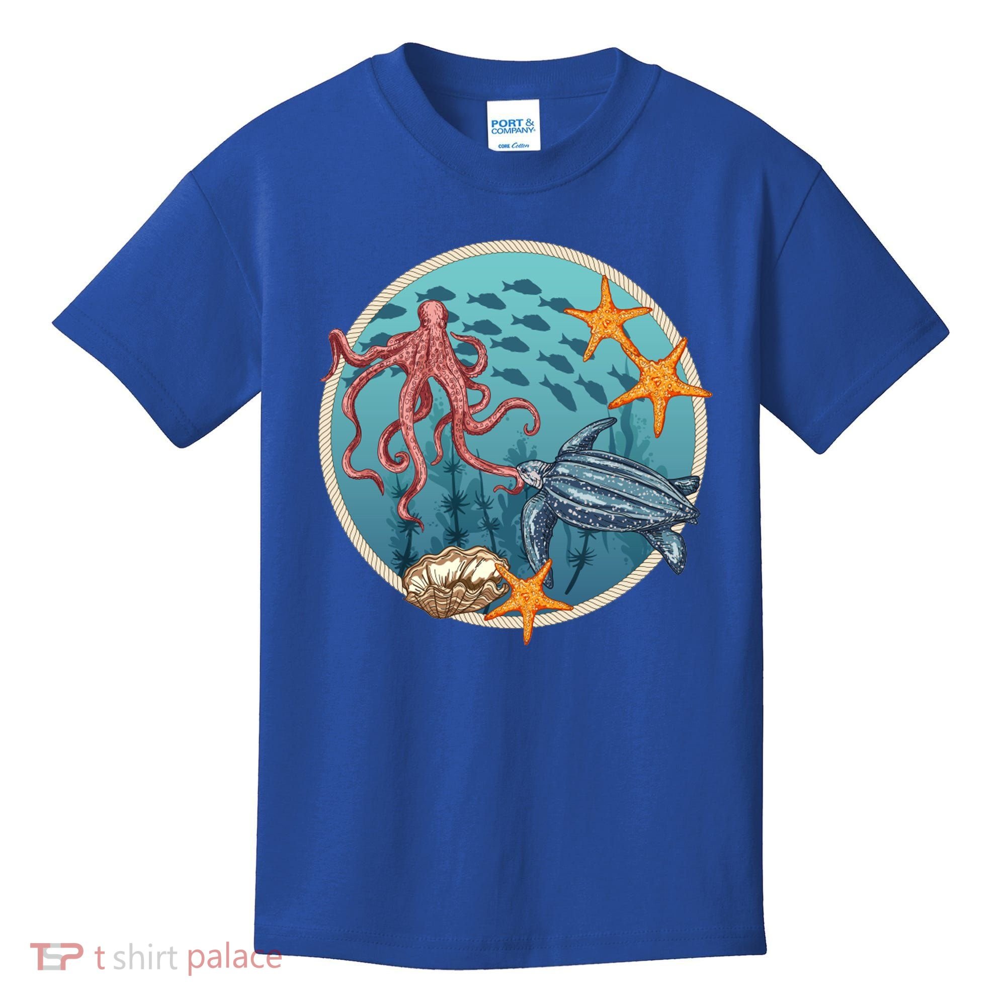 Sea Life Aquarium Cool Marine Kids T-Shirt