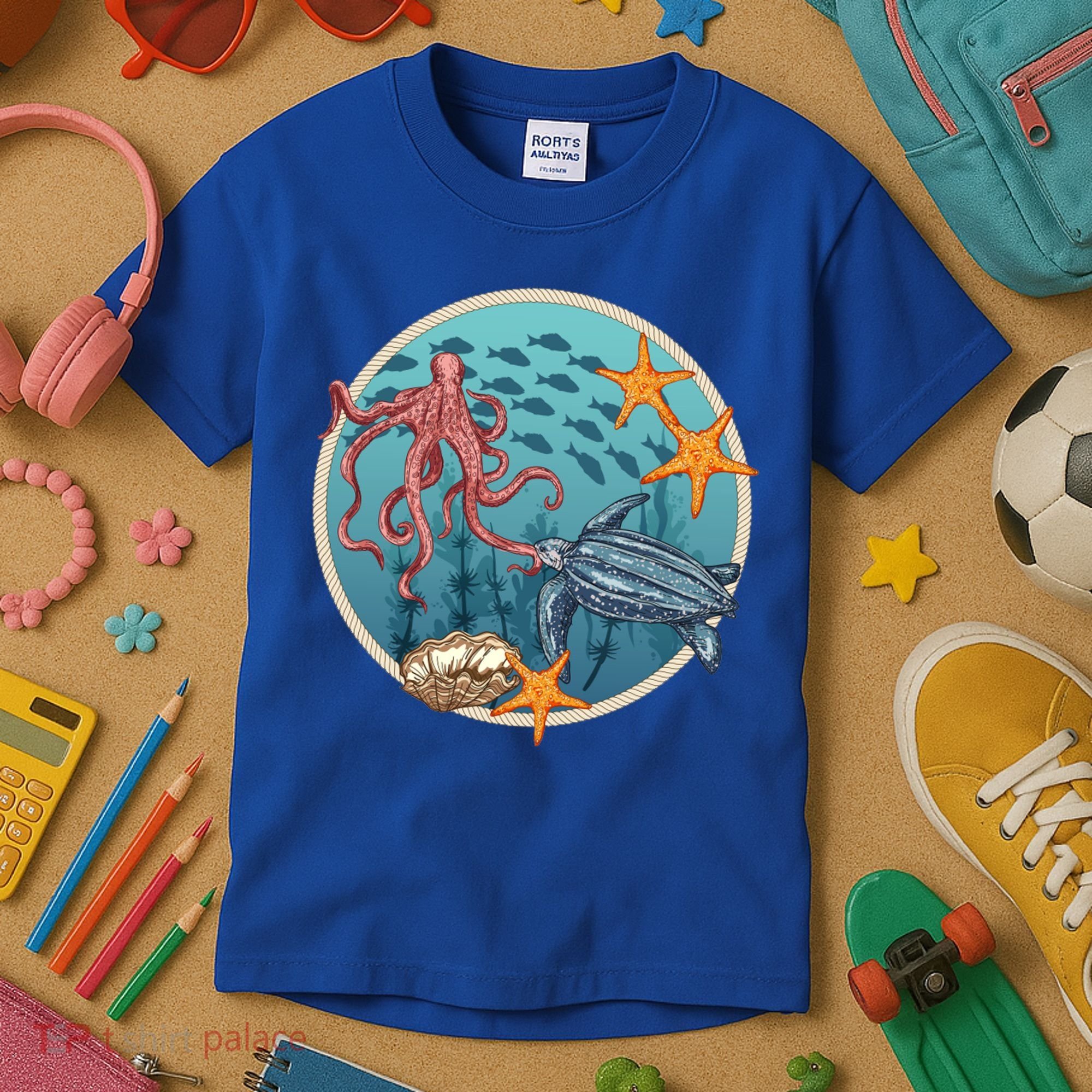 Sea Life Aquarium Cool Marine Kids T-Shirt
